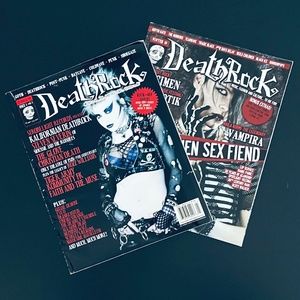 DeathRock Magazine # 1 & 2 (2007) Music Fashion & Culture... To Die For! - RARE!